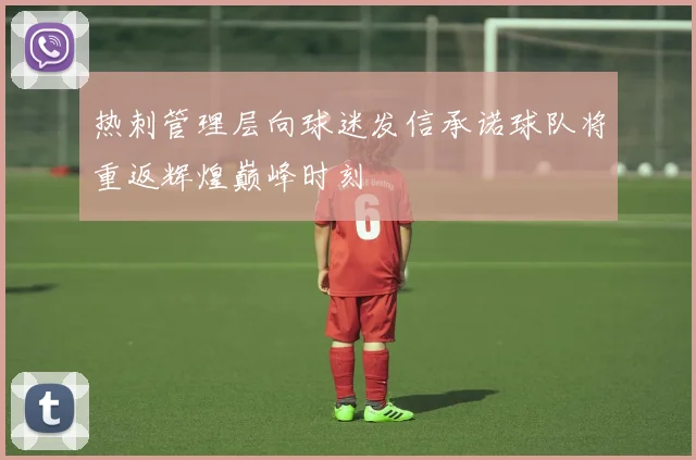 热刺管理层向球迷发信承诺球队将重返辉煌巅峰时刻